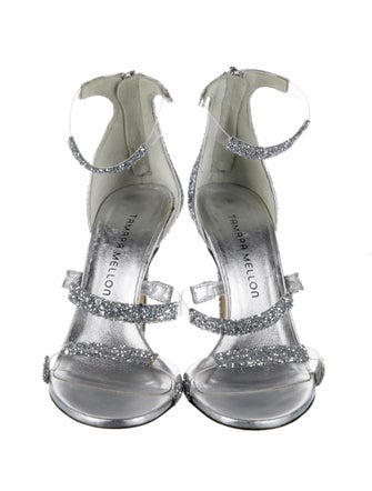 Tamara Mellon Glitter Glitter Accents Sandals