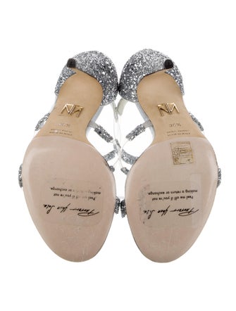 Tamara Mellon Glitter Glitter Accents Sandals