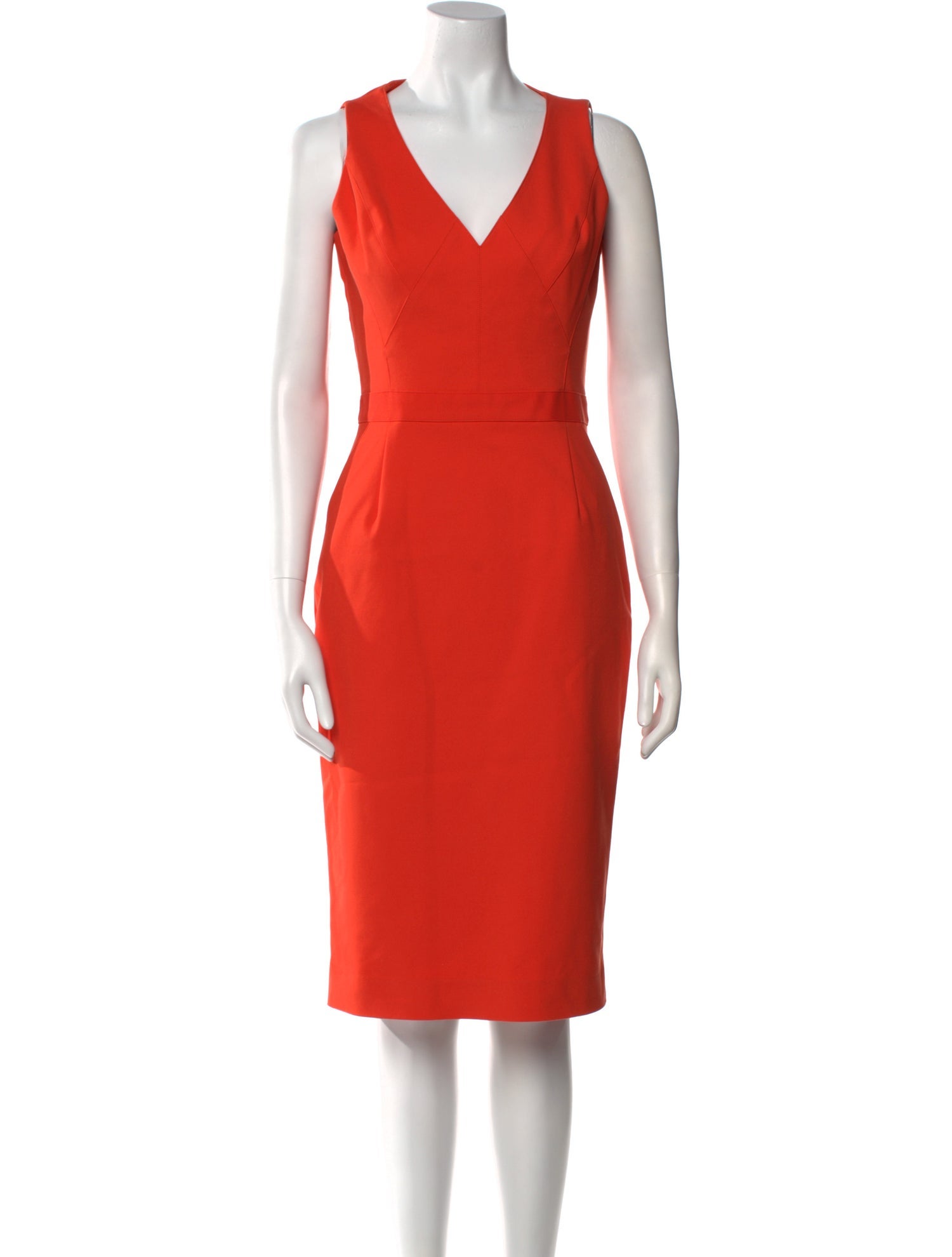 Tamara Mellon V-Neck Knee-Length Dress