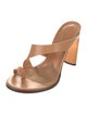 Tamara Mellon Leather Slides