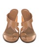 Tamara Mellon Leather Slides