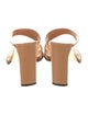 Tamara Mellon Leather Slides