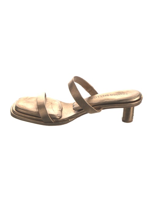 Tamara Mellon Leather Slides