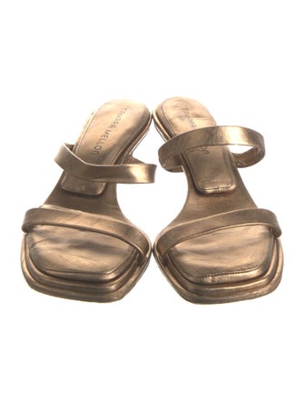 Tamara Mellon Leather Slides