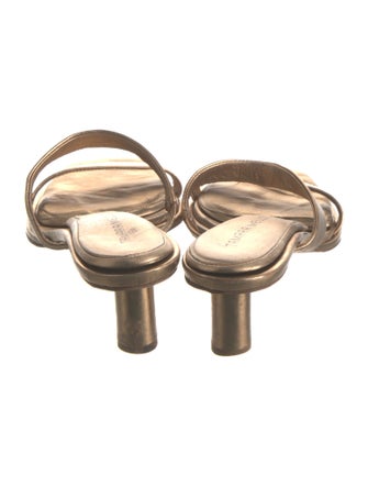 Tamara Mellon Leather Slides