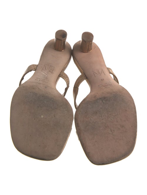 Tamara Mellon Leather Slides