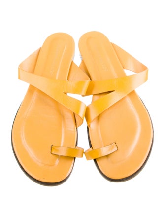 Tamara Mellon Leather Slides
