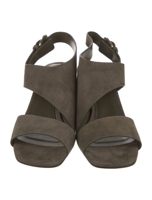 Tamara Mellon Suede Slingback Sandals