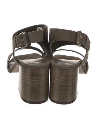 Tamara Mellon Suede Slingback Sandals