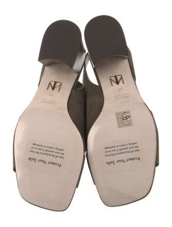 Tamara Mellon Suede Slingback Sandals