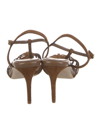 Tamara Mellon Suede T-Strap Pumps