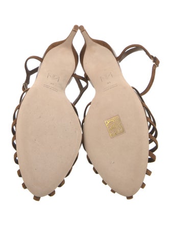 Tamara Mellon Suede T-Strap Pumps