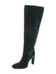 Tamara Mellon Velvet Crystal Embellishments Boots