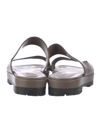 Tamara Mellon Leather Slides