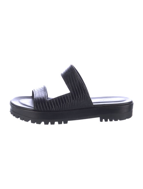 Tamara Mellon Leather Slides