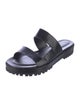 Tamara Mellon Leather Slides