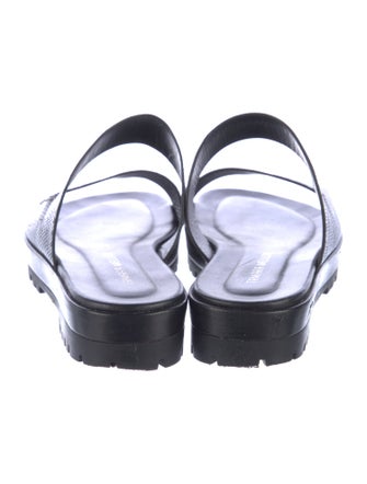 Tamara Mellon Leather Slides