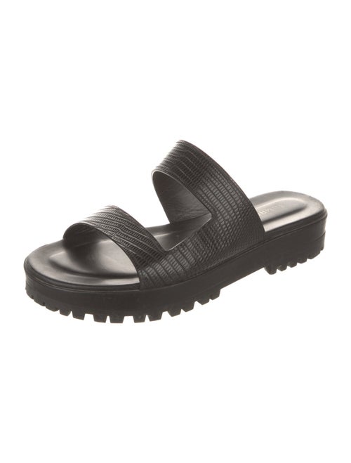 Tamara Mellon Leather Slides