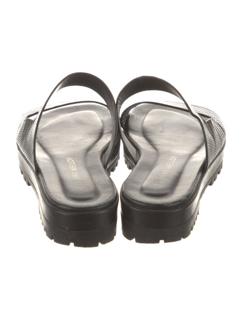 Tamara Mellon Leather Slides