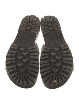 Tamara Mellon Leather Slides