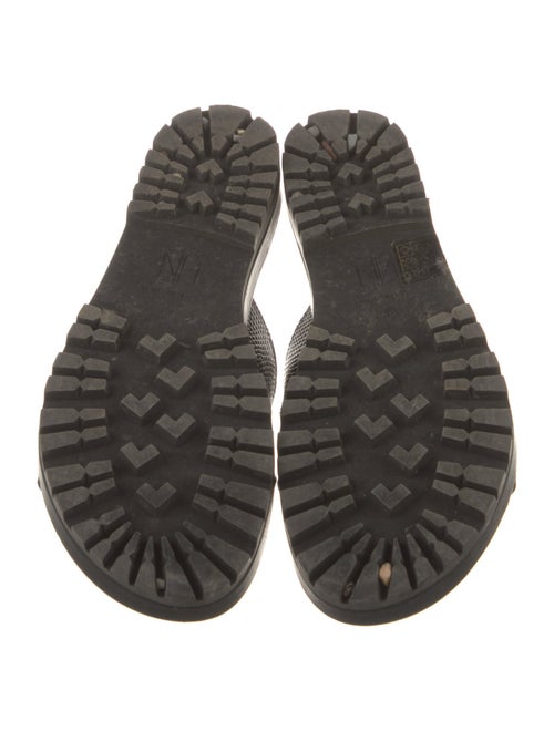 Tamara Mellon Leather Slides