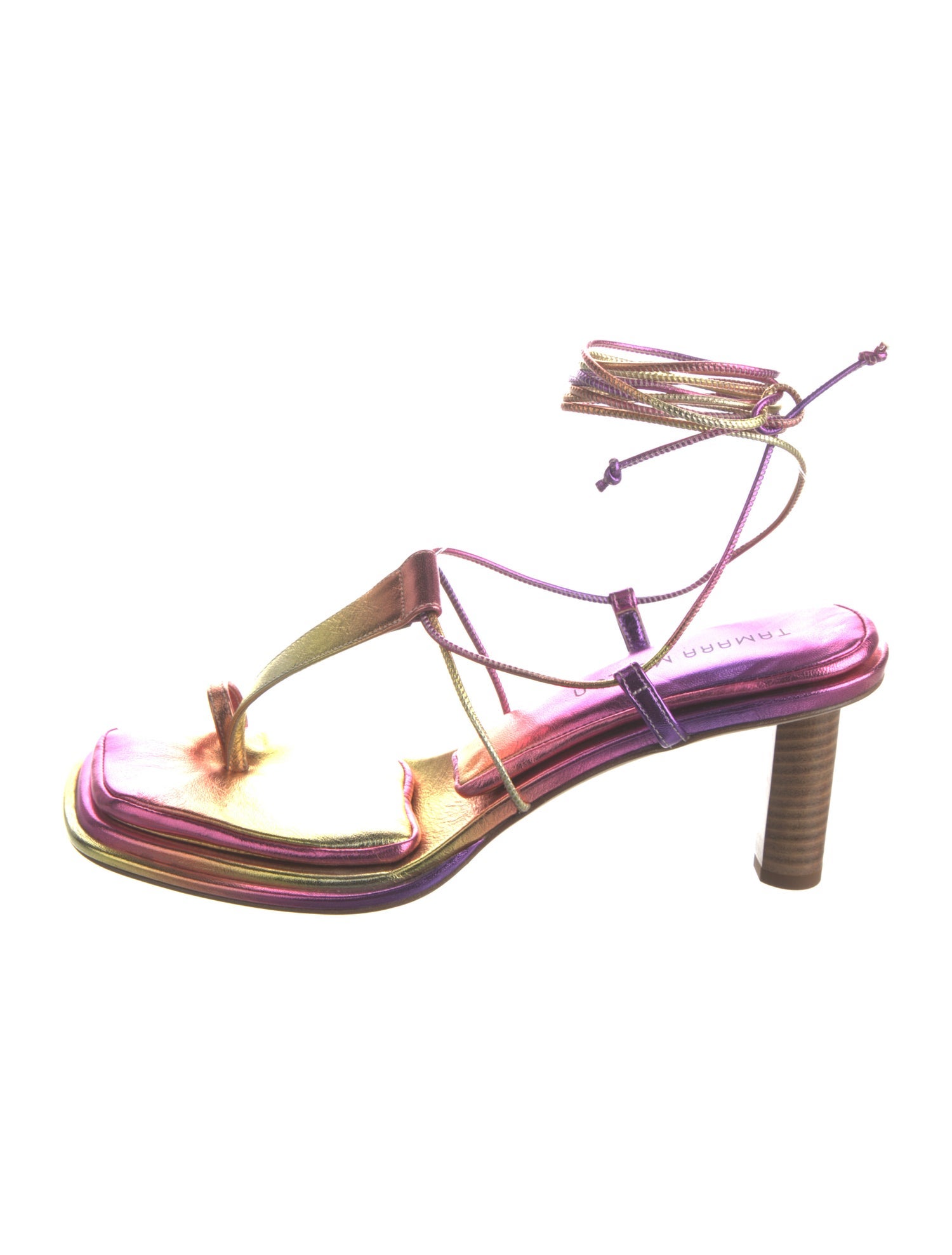 Tamara Mellon Leather Slingback Sandals