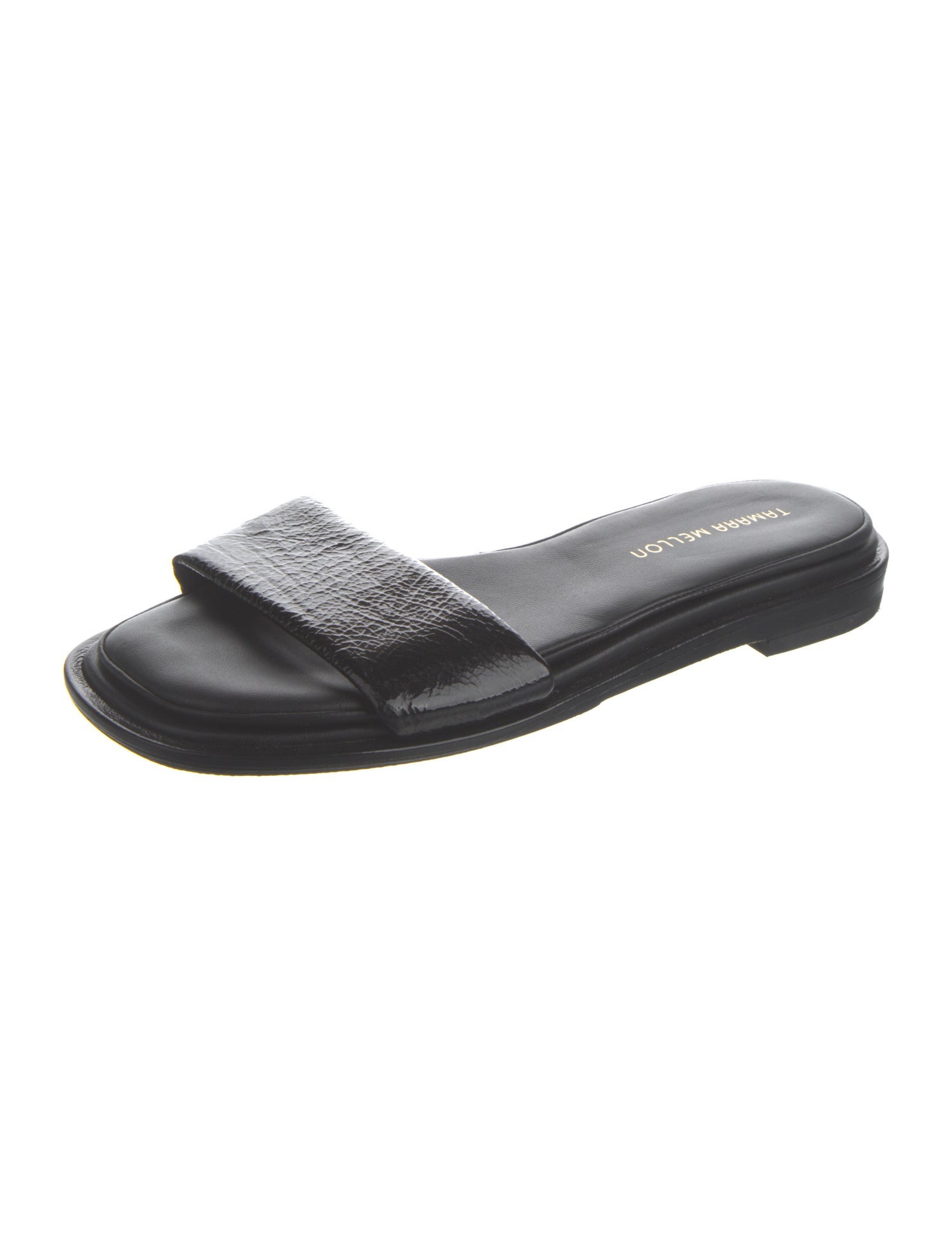 Tamara Mellon Leather Slides