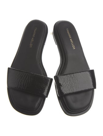 Tamara Mellon Leather Slides