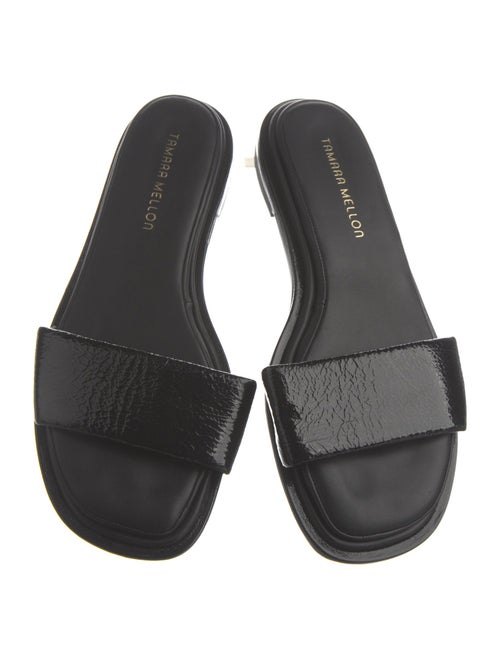 Tamara Mellon Leather Slides