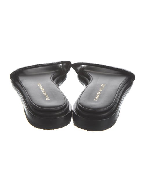 Tamara Mellon Leather Slides