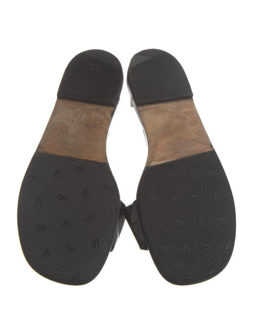 Tamara Mellon Leather Slides