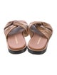 Tamara Mellon Leather Slides