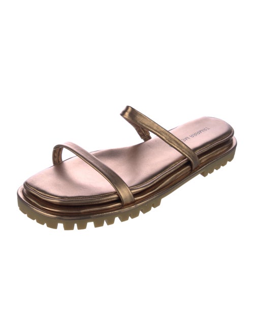 Tamara Mellon Leather Slides