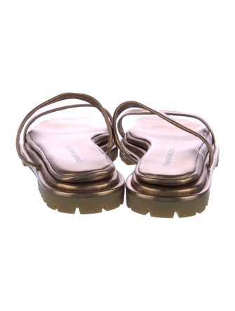 Tamara Mellon Leather Slides