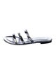 Tamara Mellon Leather Slides