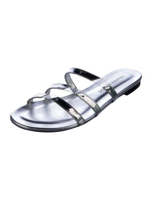 Tamara Mellon Leather Slides