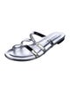 Tamara Mellon Leather Slides