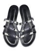 Tamara Mellon Leather Slides