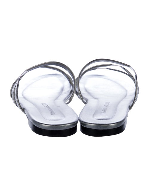Tamara Mellon Leather Slides