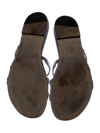 Tamara Mellon Leather Slides