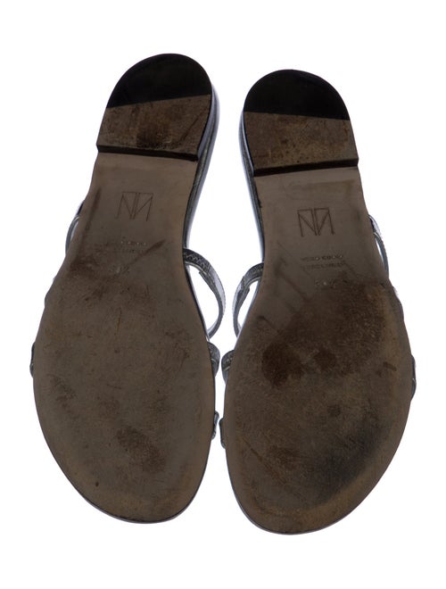 Tamara Mellon Leather Slides