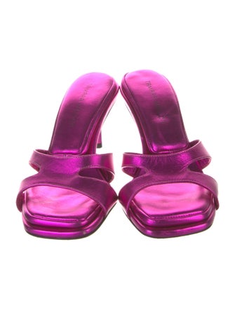 Tamara Mellon Leather Slides