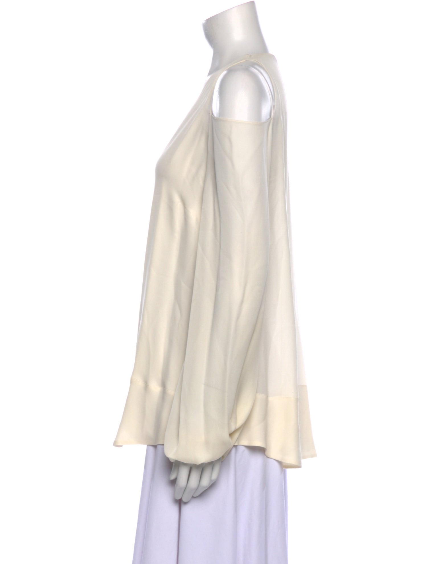 Tamara Mellon Silk V-Neck Blouse