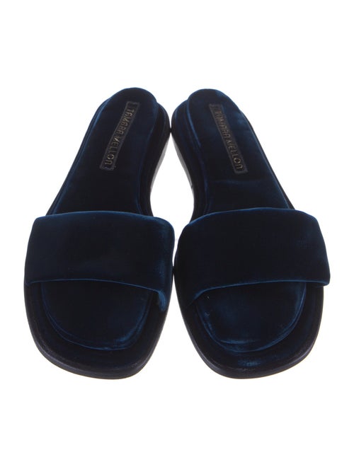 Tamara Mellon Velvet Slides