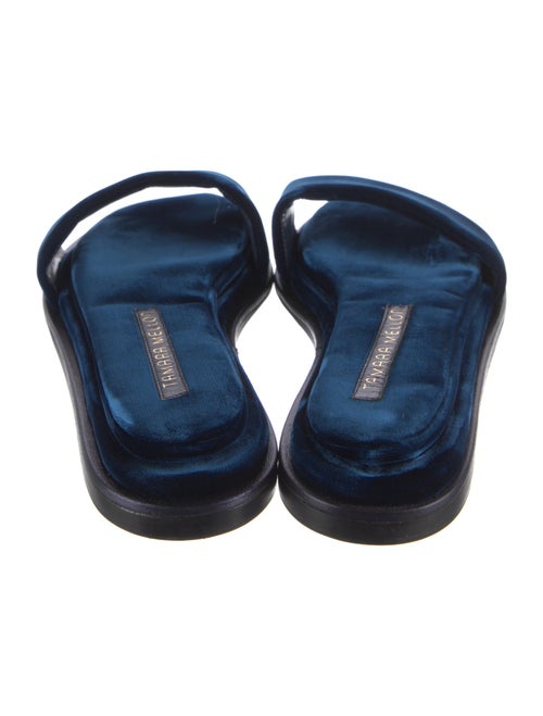 Tamara Mellon Velvet Slides