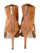Tamara Mellon Suede Cutout Accent Boots