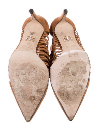 Tamara Mellon Suede Cutout Accent Boots