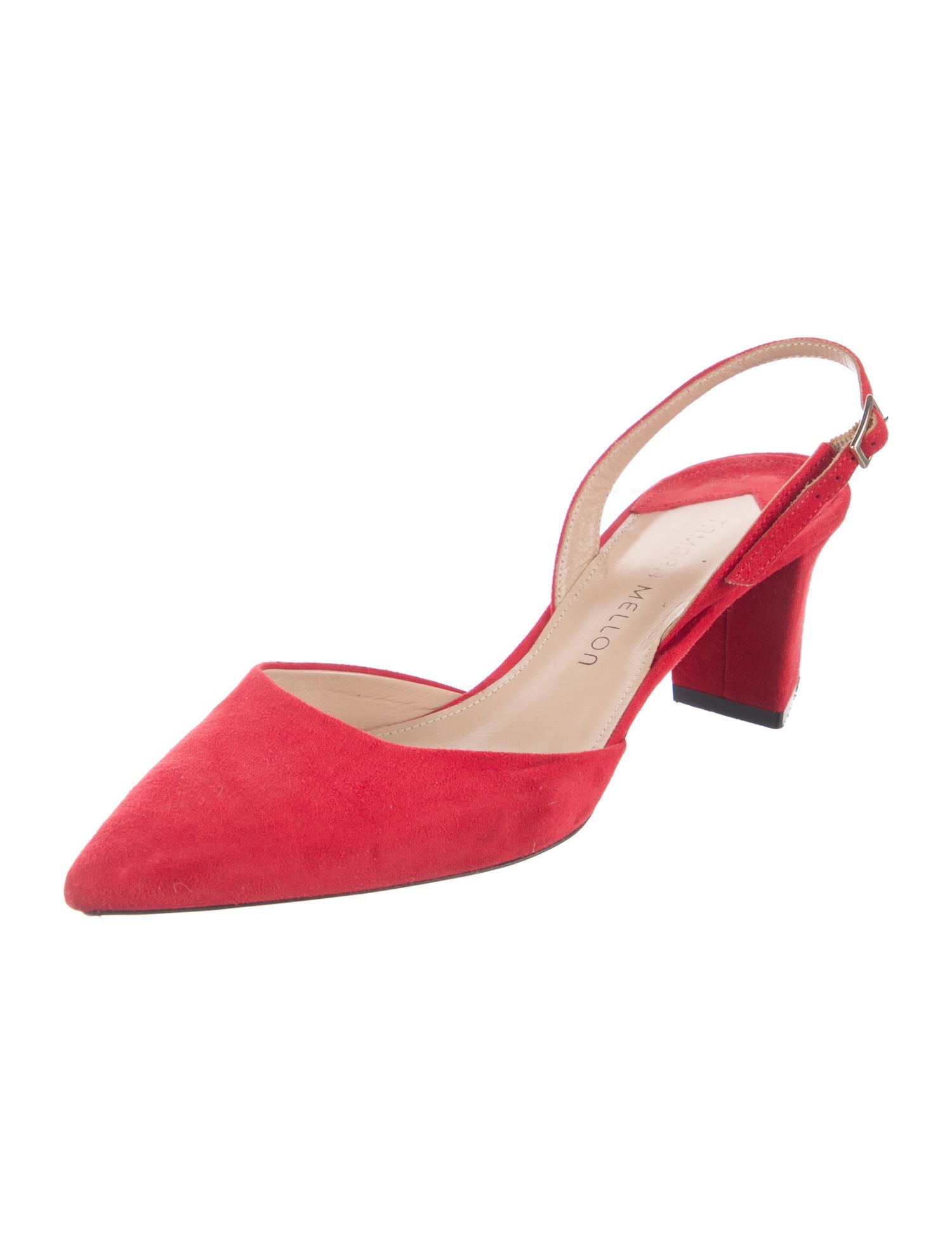 Tamara Mellon Suede Slingback Pumps