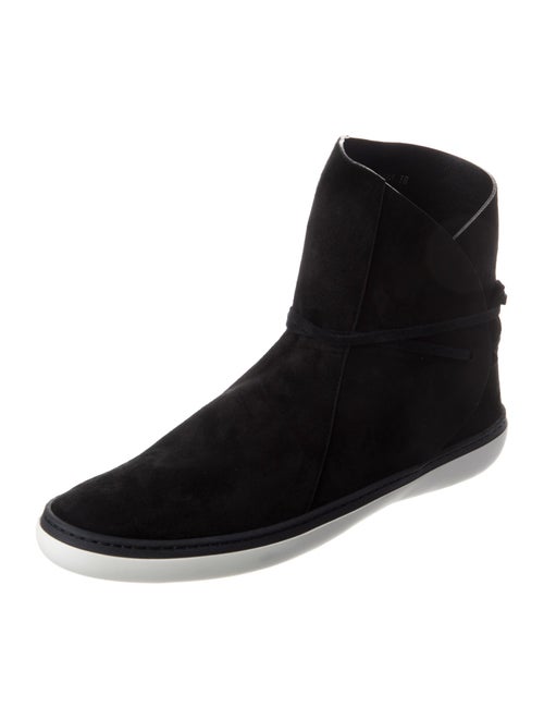 Tamara Mellon Suede Lace-Up Boots