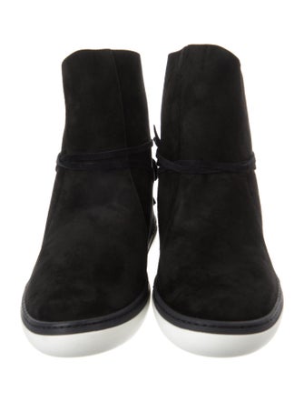 Tamara Mellon Suede Lace-Up Boots